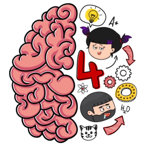 Brain Test 4: Tricky Friends Icon