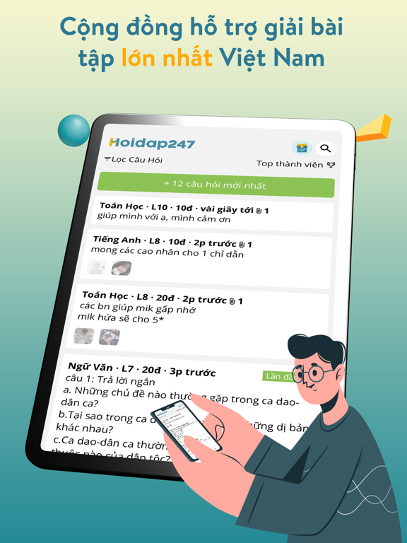 Screenshot #4 pour Hoidap247 - Hỏi Đáp Bài Tập
