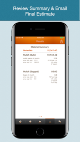 Mulch Pro Estimator screenshot