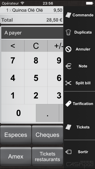 Cashpad Screenshot