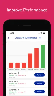 cdl permit practice test prep iphone screenshot 2