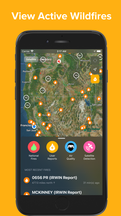 Firesource - Live Wildfires Screenshot