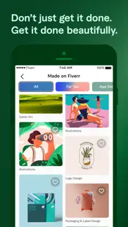 fiverr - freelance services iphone screenshot 1