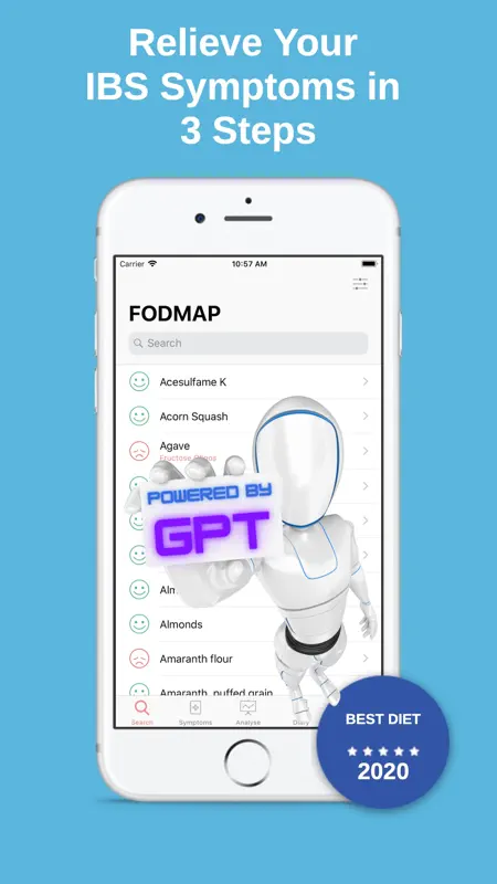 Low FODMAP diet foods for IBS screenshot 1 of 7