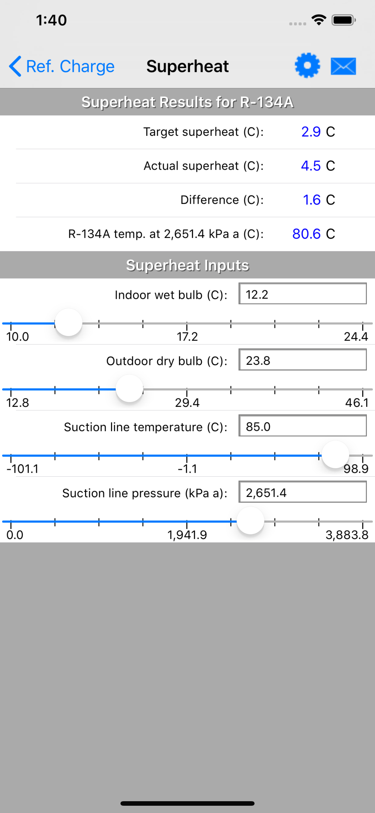 HVAC RefCharge screenshot 8
