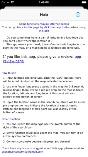 Geo converter screenshot 4