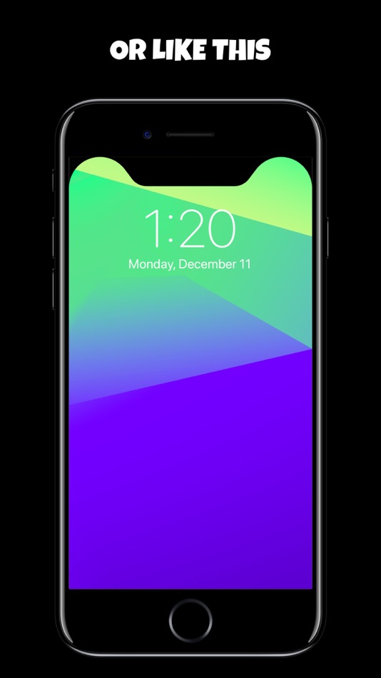 #5. Notch Kit - Custom Wallpaper (iOS) 由: 振山 董