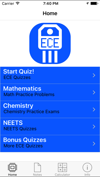 ECE - Engineering Quizzes Screenshot
