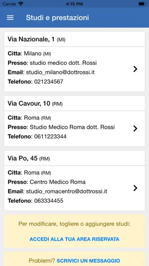 AgendaMedici - iDoctors screenshot 1