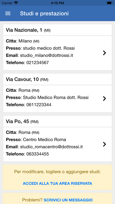 AgendaMedici - iDoctors Screenshot