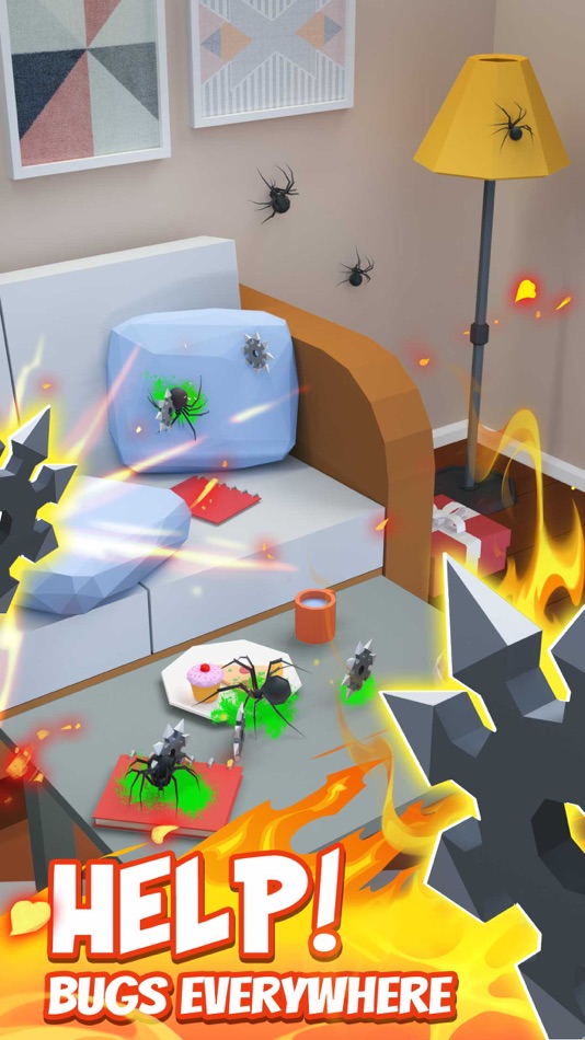 #1. Bug Buster: kill Spider Hunter (iOS) De: Clap Palms