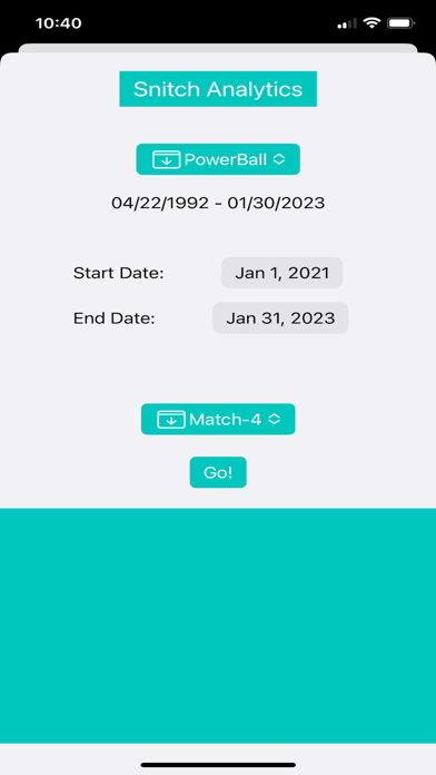 Lottery Snitch Screenshot