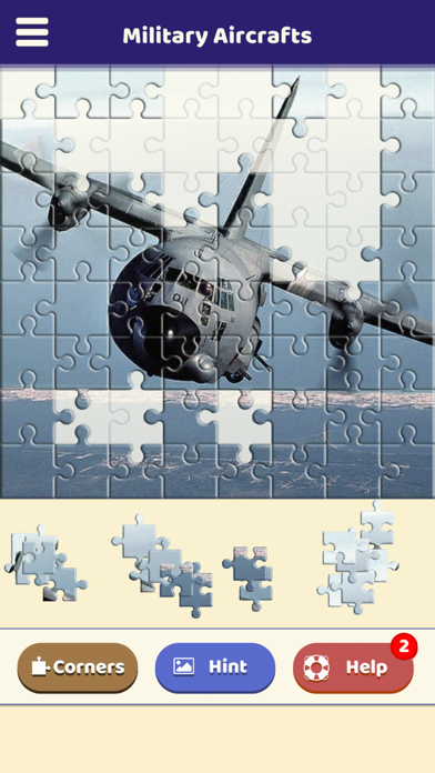 Military Aircrafts Puzzle Screenshot