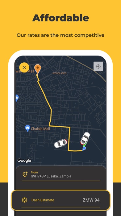 MyCab Zambia Screenshot