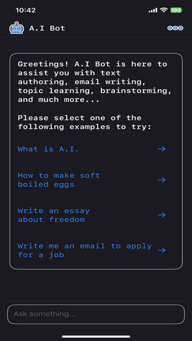 A.I Bot screenshot n.2