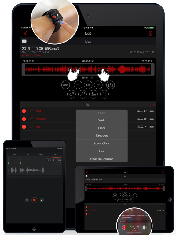 Screenshot #1 for Awesome Voice Recorder PRO AVR
