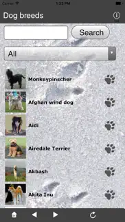 breeds of dogs iphone screenshot 1