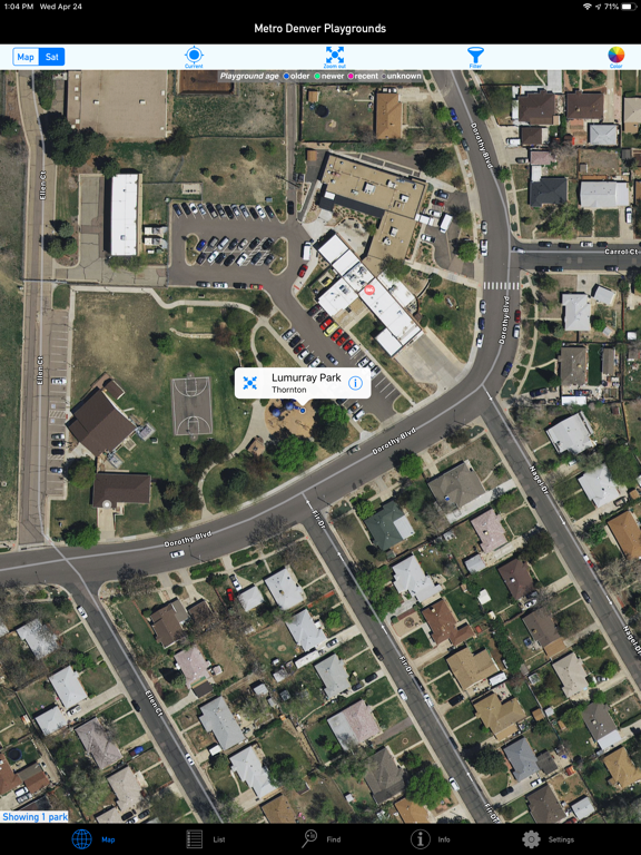 Denver Playgrounds & Parks iPad screenshot 5 - Lifestyle app