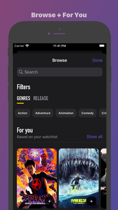 Moviebook Screenshot