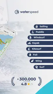 waterspeed wind wing sail foil iphone screenshot 2