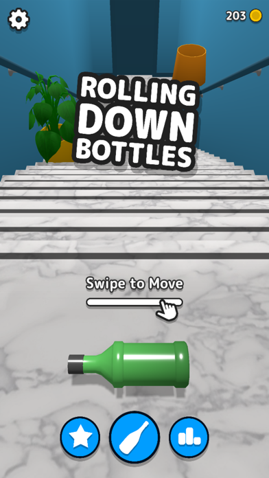 Rolling Down Bottles Screenshot