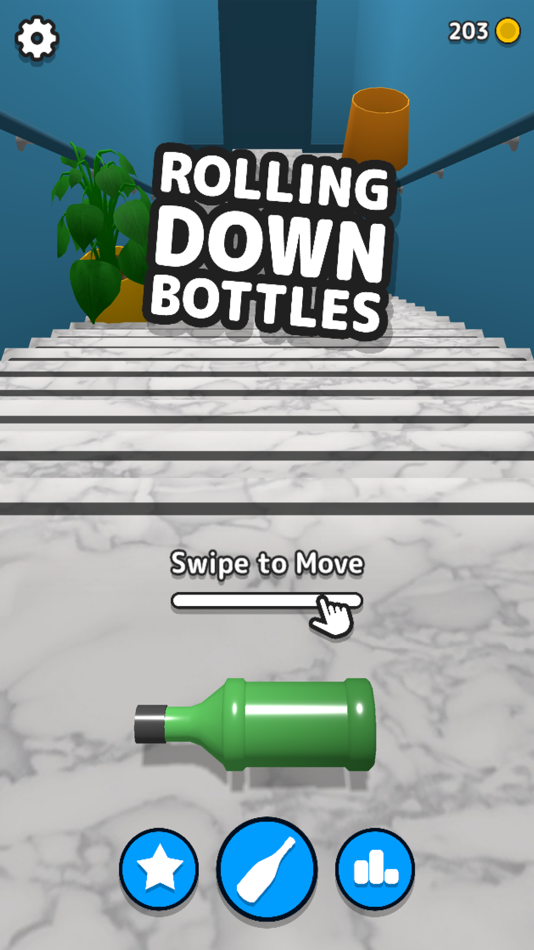 #1. Rolling Down Bottles (iOS) 由: Nicola Zangrando