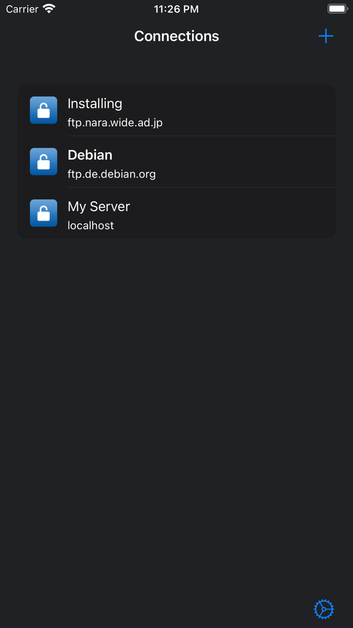 FTP Сlient for the Files app
