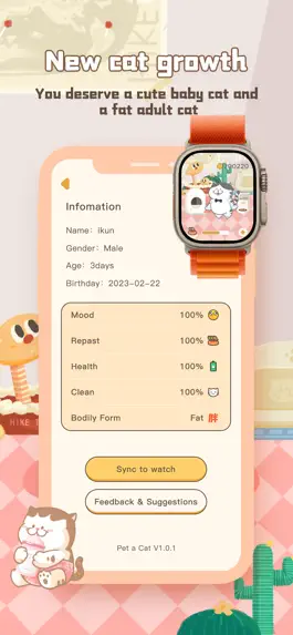Game screenshot Watch NeKo - Cat for watch hack
