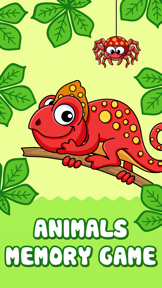 Animal Memory Matching Games screenshot
