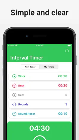 Game screenshot Interval Timer: HIIT Workout apk