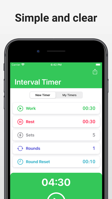 Interval Timer: HIIT Workout Screenshot