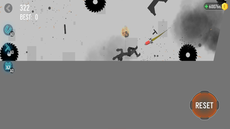 #3. Ragdoll Dismount: Bone Breaker (iOS) By: Gioi Pham