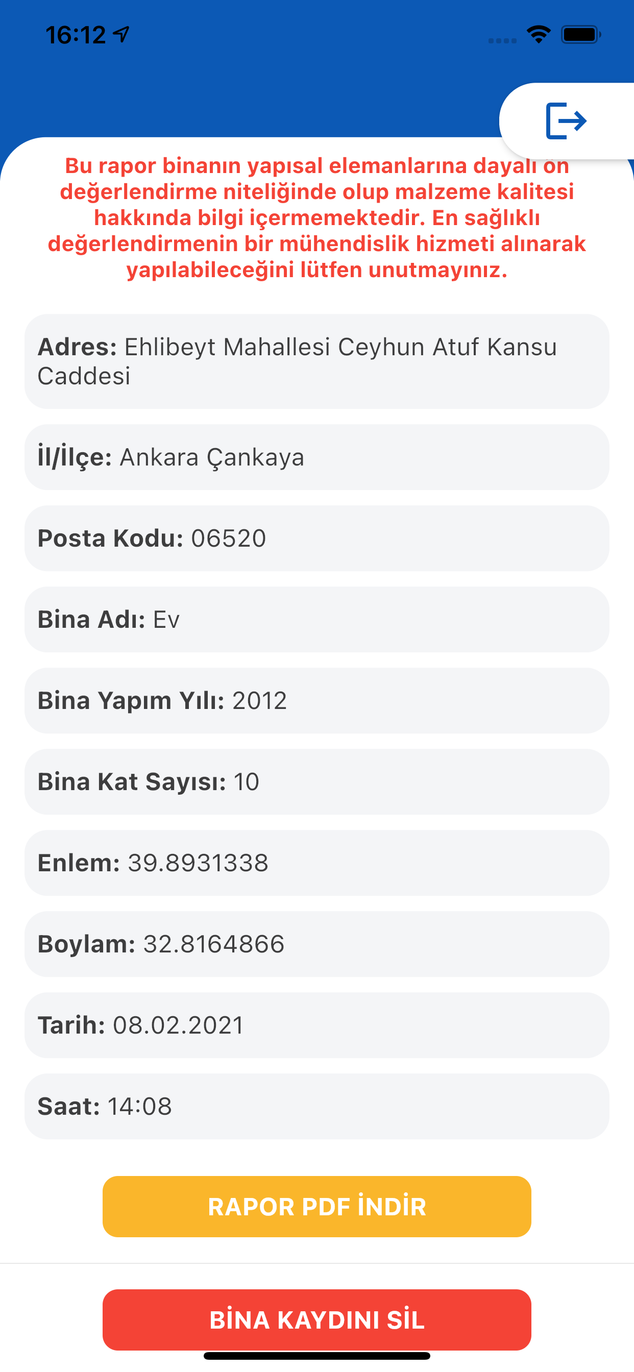 Deprem Riskim