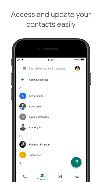 Google Voice Screenshot