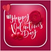 Valentine's Squre photo frame icon