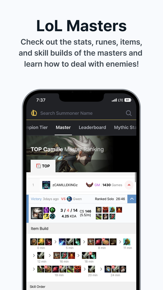 #6. DAK.GG - LoLCHESS.GG, Stats (iOS) 게시자: PlayXP