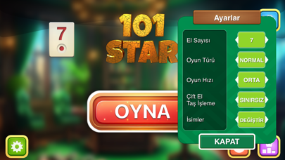 101 Okey Star ( İnternetsiz ) Screenshot