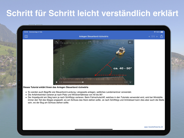 Zehn Hafenmanöver - Motorboot