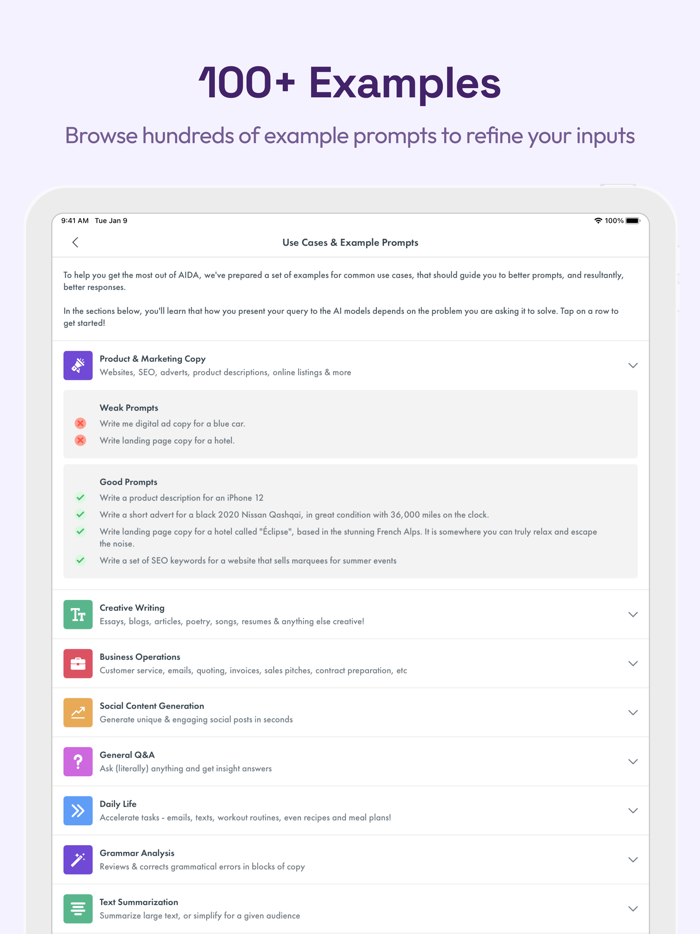 AIDA AI Chatbot Assistant