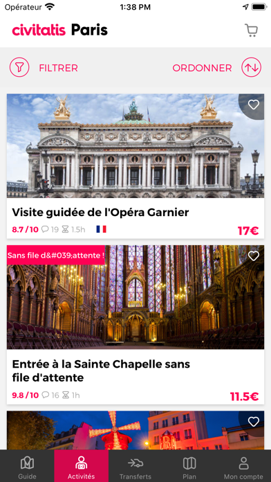 Screenshot #3 pour Guide de Paris Civitatis.com