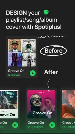 Game screenshot Spotiplus - Cover Maker hack