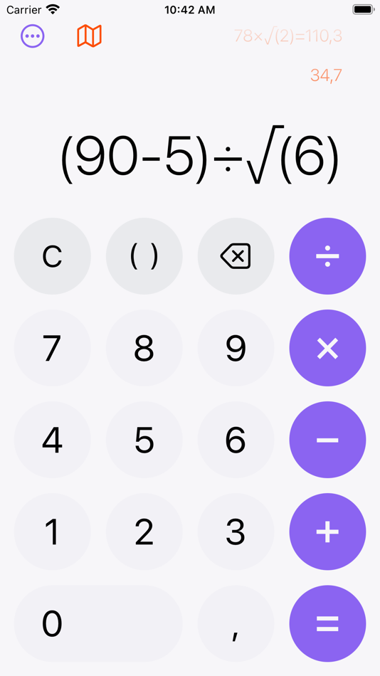 #1. Lotte Calculator (iOS) 由: Ilias Nikolaidis Olsson