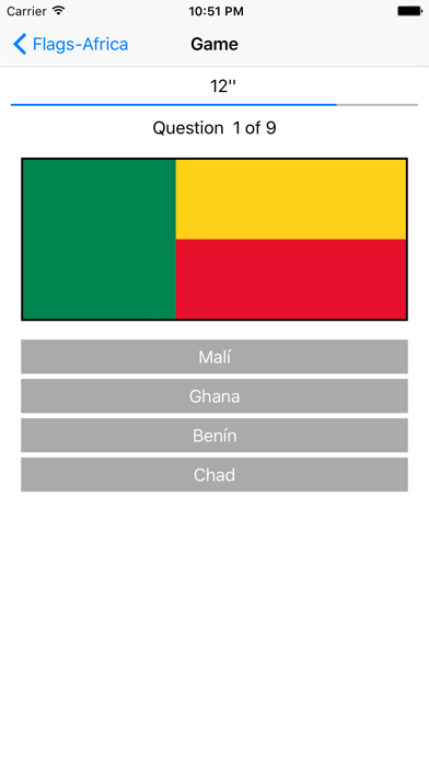 Screenshot #1 pour Banderas-Africa