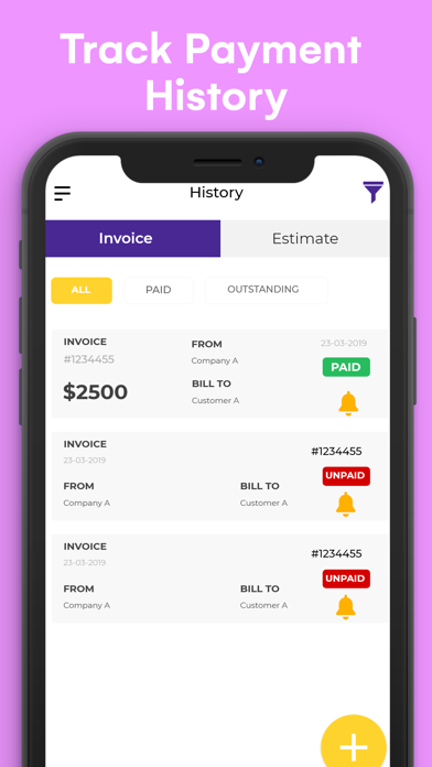 Instant Invoice Maker,Receipts Screenshot