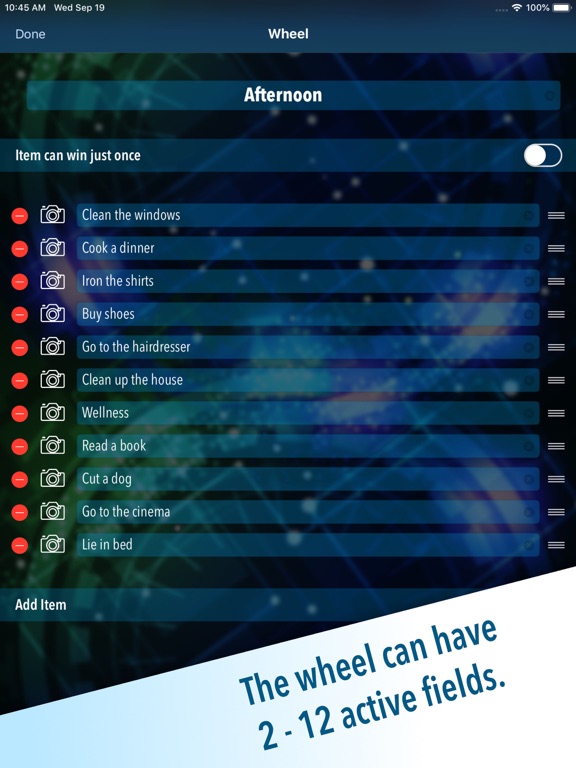 Screenshot #6 pour Wheel of Choice Plus