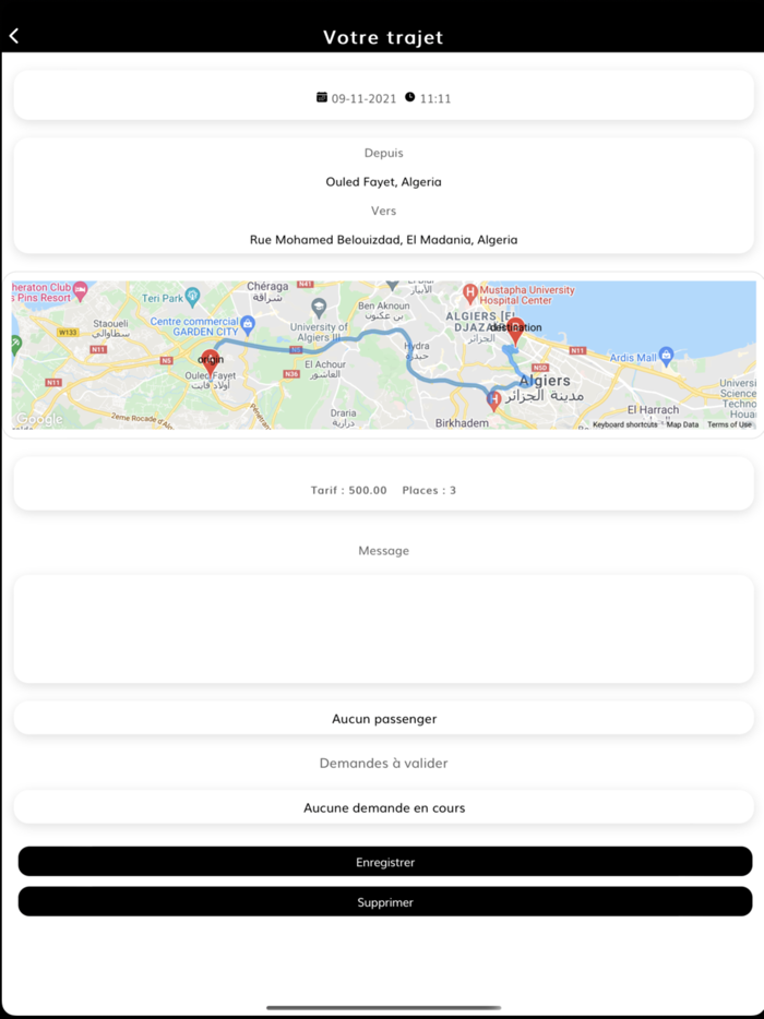 Rafik - covoiturage quotidien