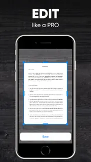 scanner app. scan pdf document iphone screenshot 2