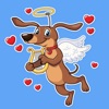 Cupidon Dog Stickers icon