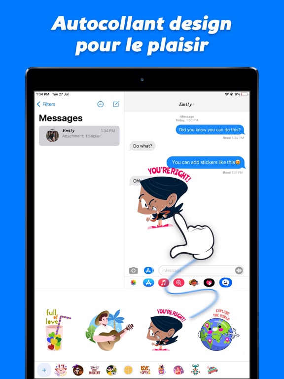 Screenshot #4 pour Sticker Maker for iMessage