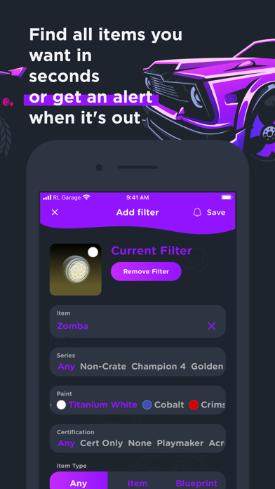 RL Garage for Rocket League Screenshot